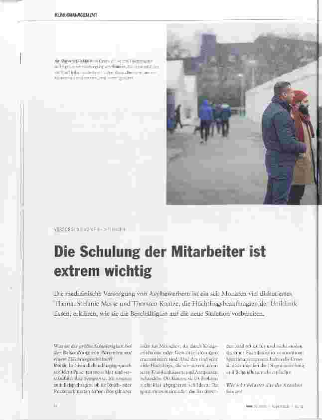 Vorschauseite 1: Die Schulung der Mitarbeiter ist extrem wichtig