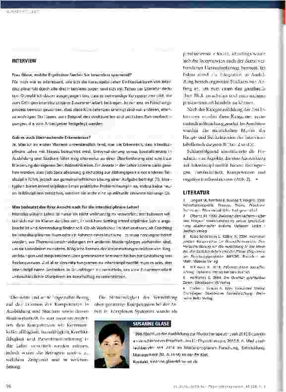 Vorschauseite 5: Interdisziplinarität und ihre Kompetenzen
