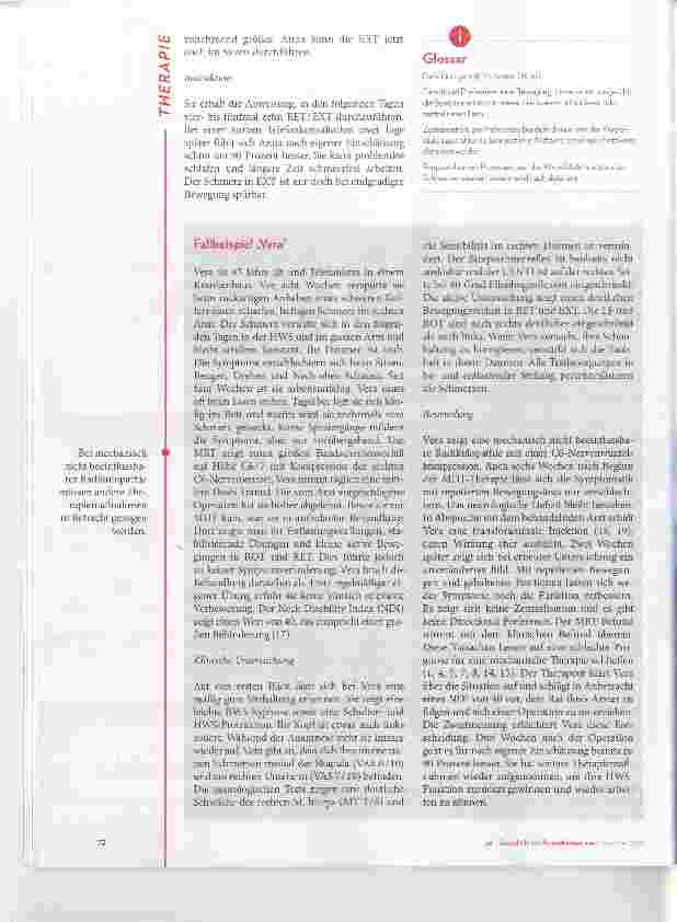 Vorschauseite 4: Bandscheibenvorfall HWS: Ist eine Prognose möglich?