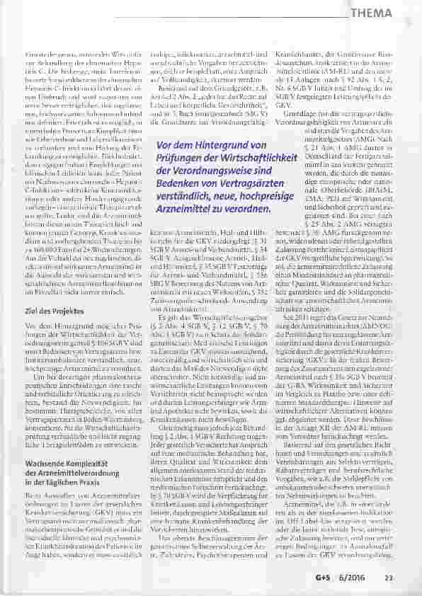 Vorschauseite 2: Webbasierte Informationsplattform zur rationalen und wirtschaftlichen Pharmakotherapie