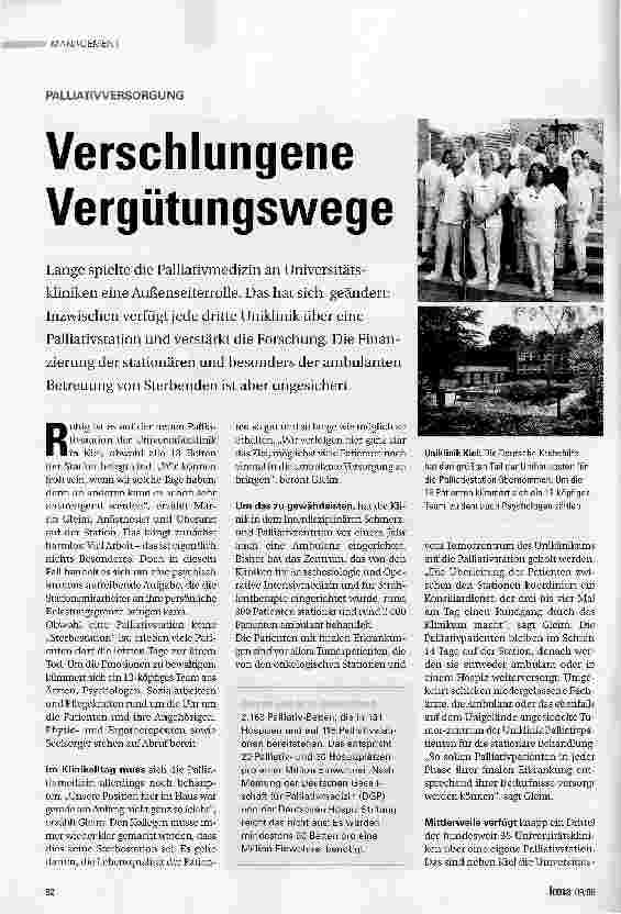 Vorschauseite 1: Verschlungene Vergütungswege