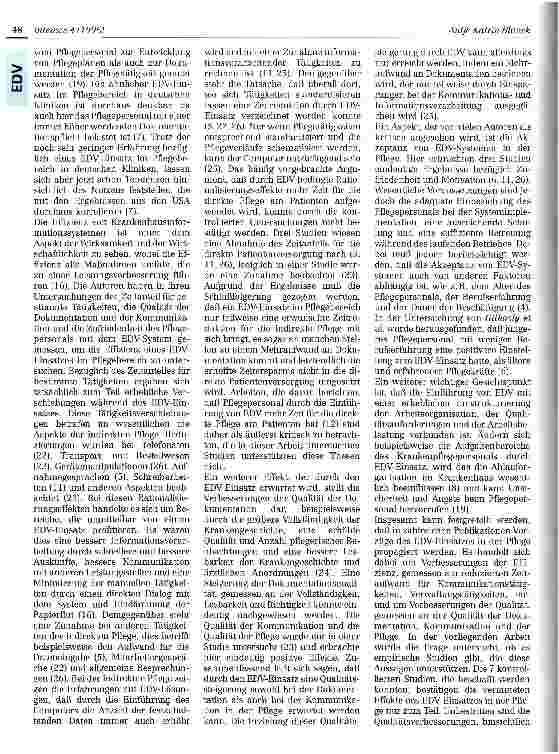 Vorschauseite 4: Effekte des EDV-Einsatzes in der Pflege - Eine Analyse kontrollierter Studien