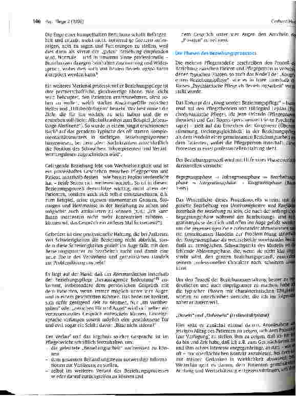 Vorschauseite 3: Beziehungspflege Psychiatrische Pflege als Beziehungsarbeit