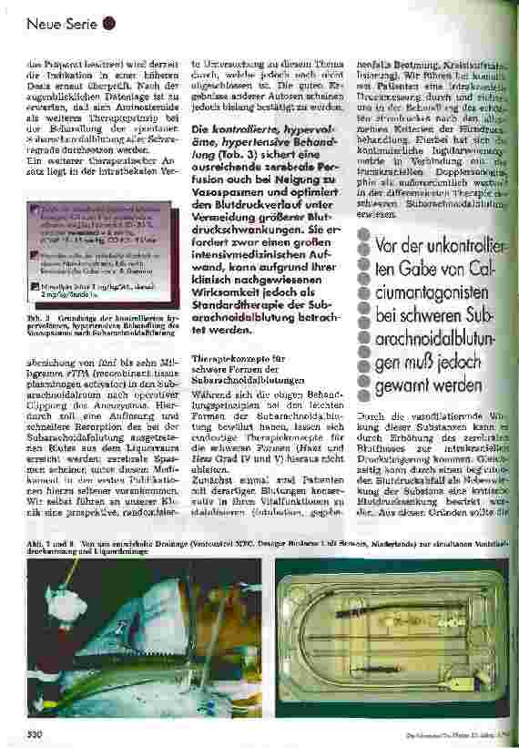 Vorschauseite 5: Postoperative Pflege in der Neurochirurgie Teil 1: Subarachnoidalblutung/Hirnarterienaneurysma