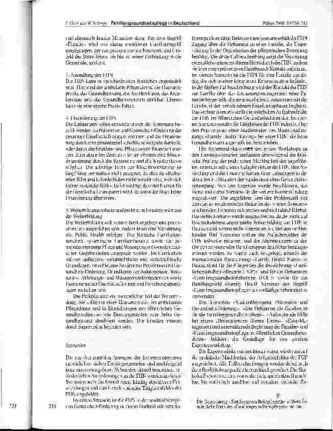 Vorschauseite 6: Familiengesundheitspflege in Deutschland: Konsensfindung als Grundlage