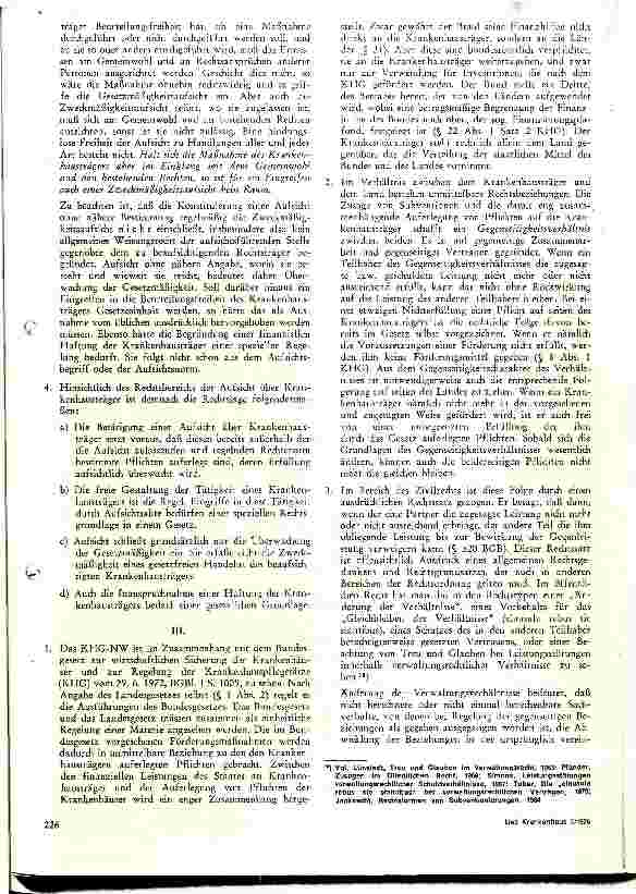 Vorschauseite 4: Rechtsgutachten über die Grenzen staatlicher Einwirkungen aus außerstaatliche Krankenhausträger nach dem KH-gesetz von Nordrhein-Westfale