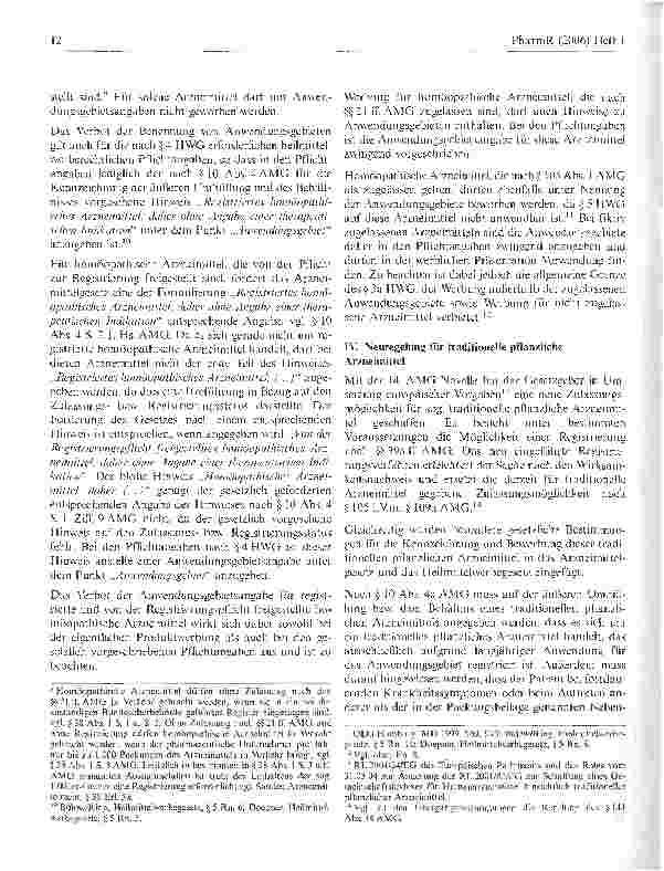 Vorschauseite 3: Werbliche Besonderheiten für Arzneimittel der besonderenTherapierichtungen