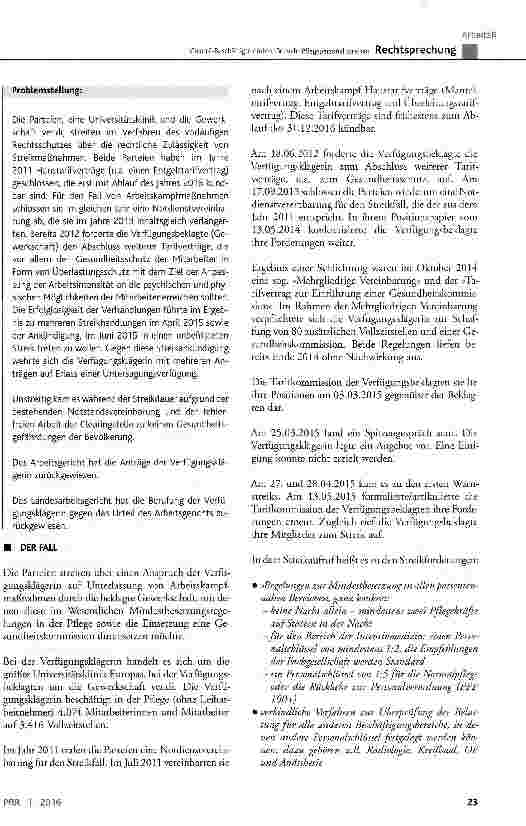 Vorschauseite 2: Charite-Beschäftigte dürfen für mehr Pflegepersonal streiken