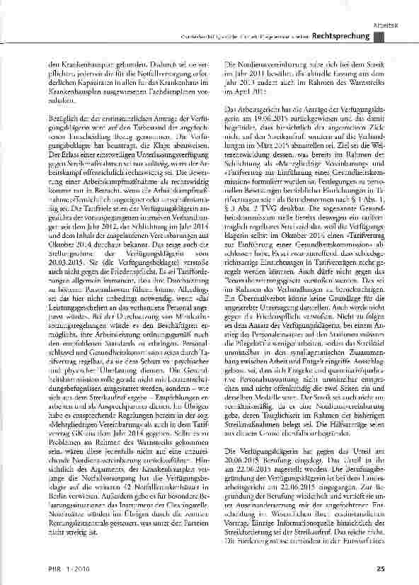 Vorschauseite 4: Charite-Beschäftigte dürfen für mehr Pflegepersonal streiken
