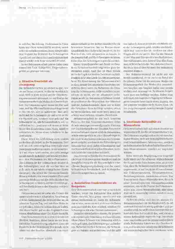 Vorschauseite 3: Die spezifische Professionalität der Hebammenarbeit eine ethische Sicht