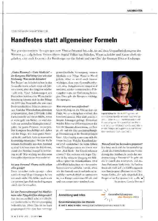 Vorschauseite 1: Handfestes statt allgemeiner Formeln