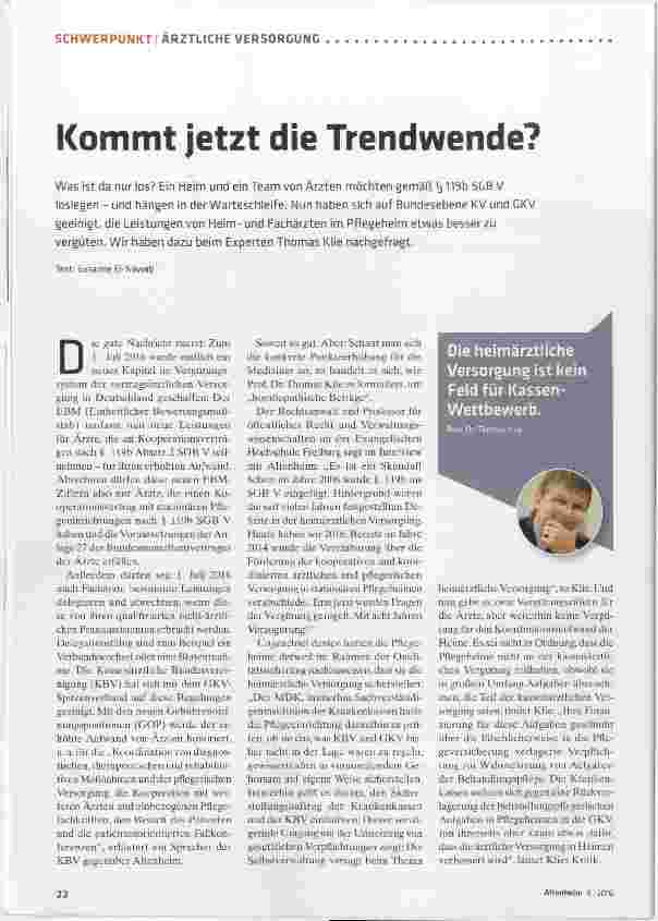 Vorschauseite 1: Kommt jetzt die Trendwende?