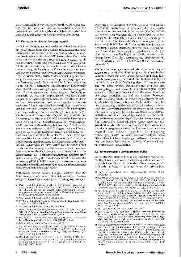Vorschauseite 4: Tarifmacht und Sozialrecht