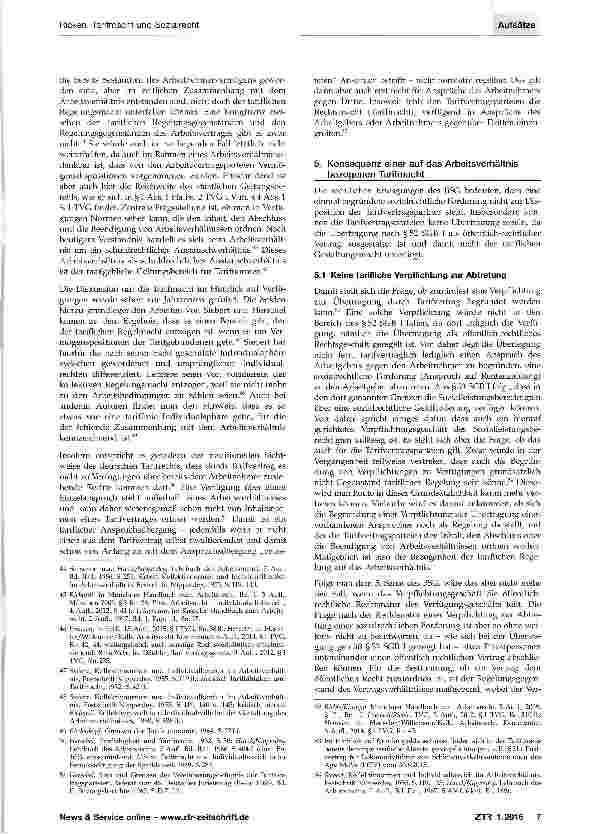 Vorschauseite 5: Tarifmacht und Sozialrecht