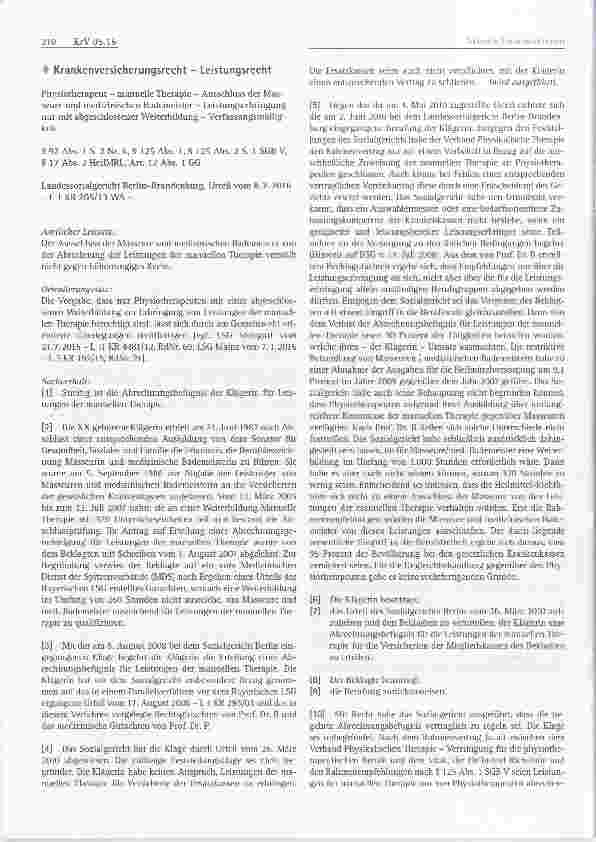Vorschauseite 1: Krankenversicherungsrecht - Leistungsrecht