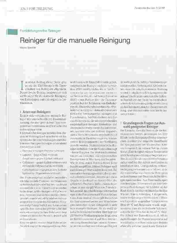 Vorschauseite 1: Reiniger für die manuelle Reinigung