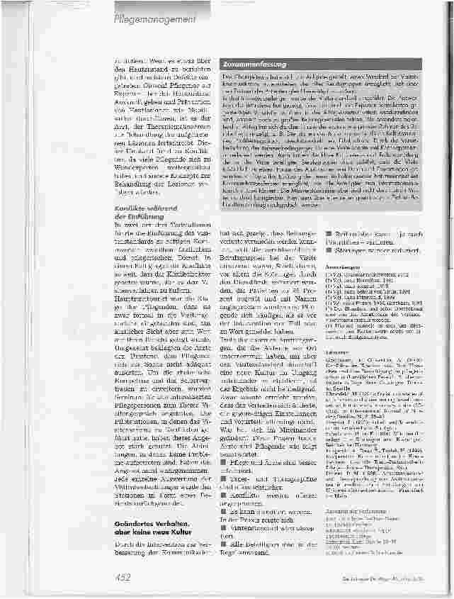Vorschauseite 5: Bessere Kommunikation - mehr Patientensicherheit2. Teil: Einführung eines Visitenstandards