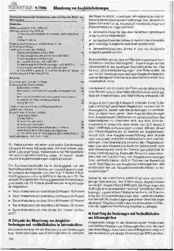 Vorschauseite 2: Die Bilanzierung von Ausgleichsforderungen bzw. -Verbindlichkeiten