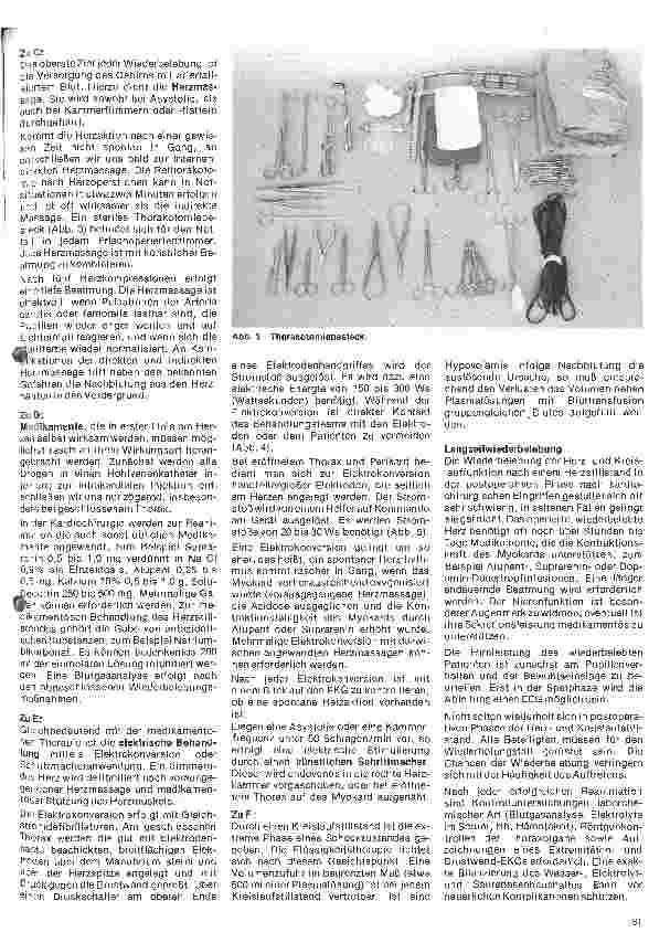 Vorschauseite 2: Das Herz 21. Folge (Schluß) Behandlung von Komplikationen nach Herzoperationen