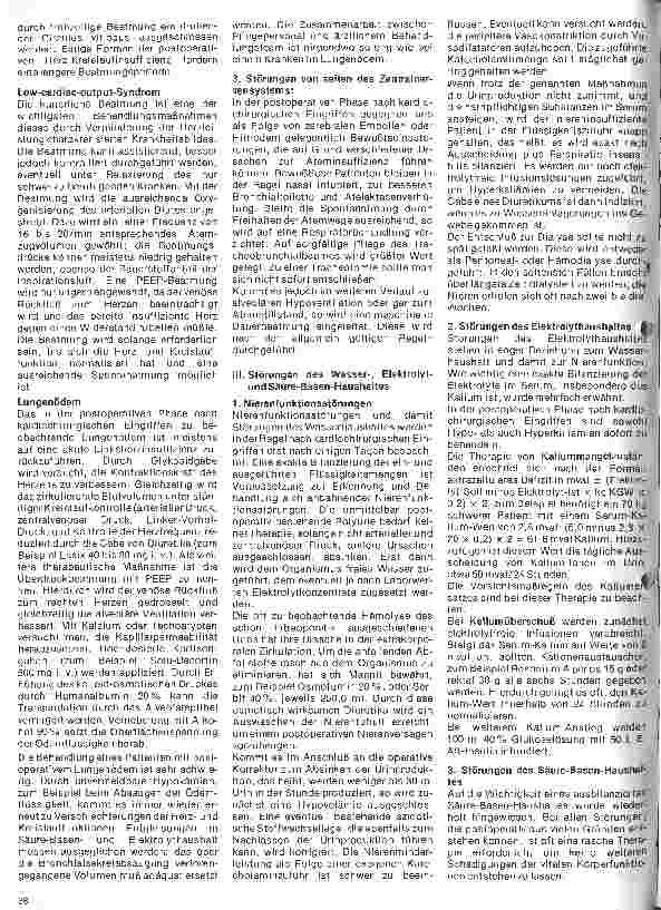 Vorschauseite 6: Das Herz 21. Folge (Schluß) Behandlung von Komplikationen nach Herzoperationen