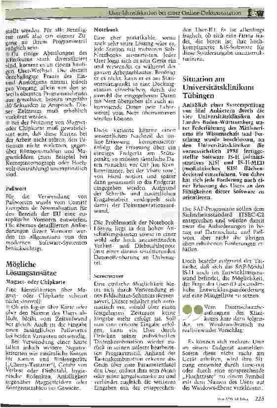 Vorschauseite 4: User-Identifikation bei einer Online-Dokumentation