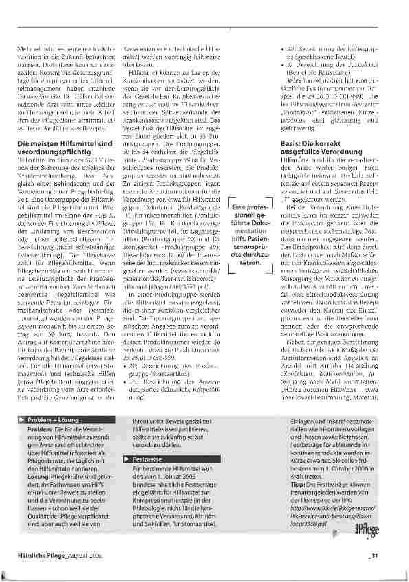 Vorschauseite 2: Wissen um Hilfsmittel fällt nicht vom Himmel