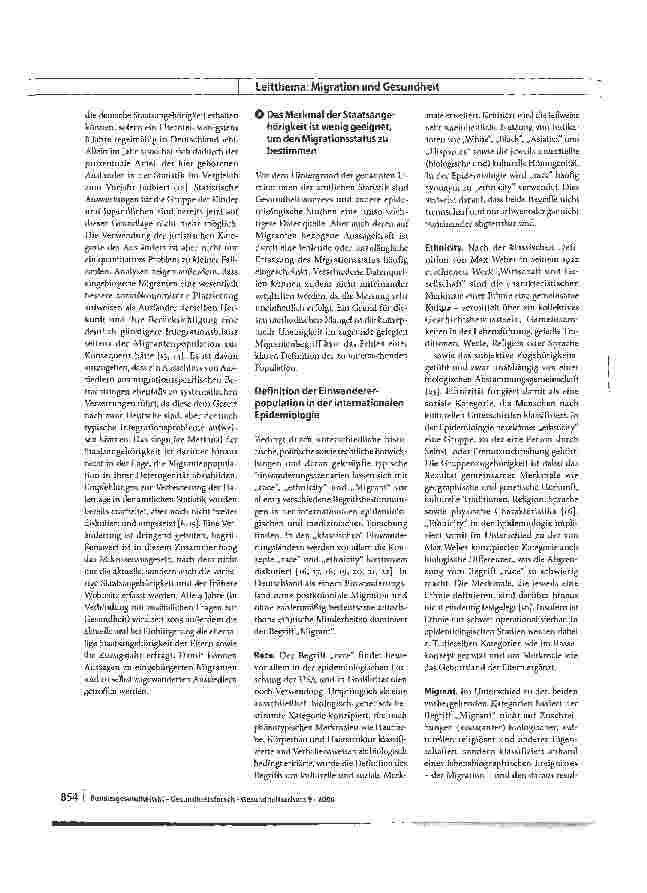 Vorschauseite 2: Mindestindikatorensatz zur Erfassung des Migrationsstatus