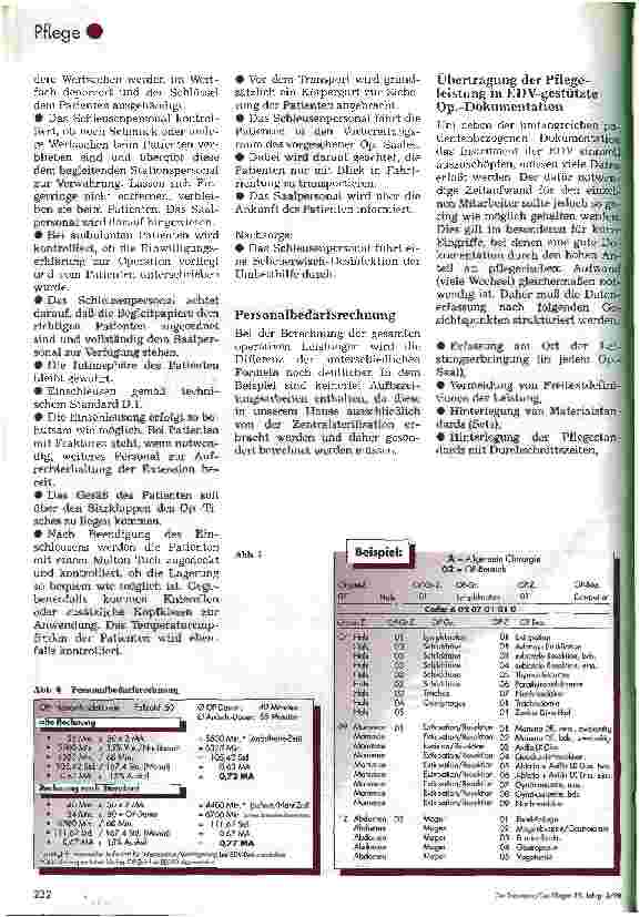 Vorschauseite 5: Pflegerische Leistungen im Funktionsbereich Definition und Dokumentation - am Beispiel einer Operationsabteilung