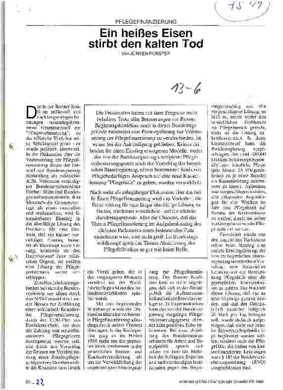 Vorschauseite 1: Ein heißes Eisen sirbt den kalten Tod