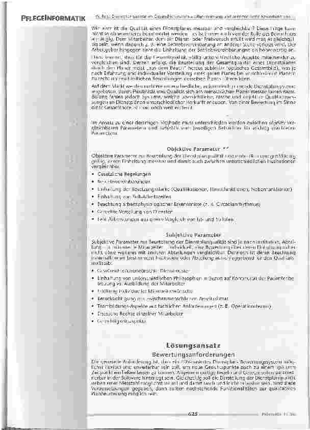Vorschauseite 4: Dienstplanqualität im Gesundheitswesen - Objektivierung und automatisierte Bewertung von Dienstplanqualität