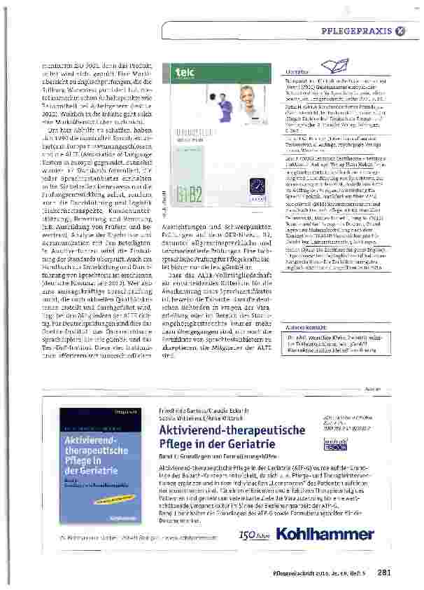 Vorschauseite 4: Ausländische Pflegekräfte: Qualitätssicherung durch zuverlässige Sprachprüfungen