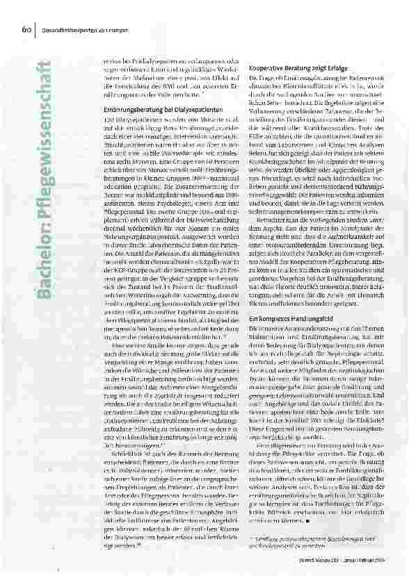 Vorschauseite 3: Unterstützung bei chronischer Niereninsuffizienz