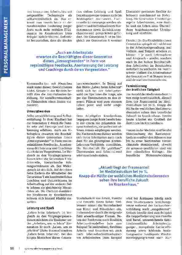 Vorschauseite 3: Die Medizin wird weiblich
