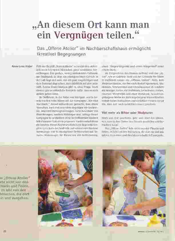 Vorschauseite 1: An diesem Ort kann man ein Vergnügen teilen