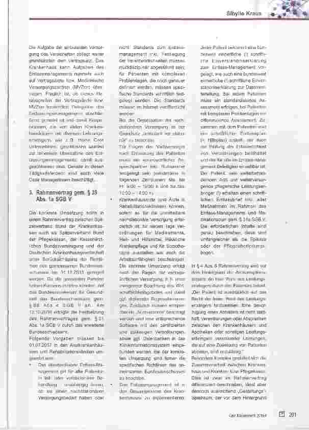 Vorschauseite 2: Änderungen im SGB V und Auswirkungen auf das Case Management in Akutund Rehabilitationskliniken