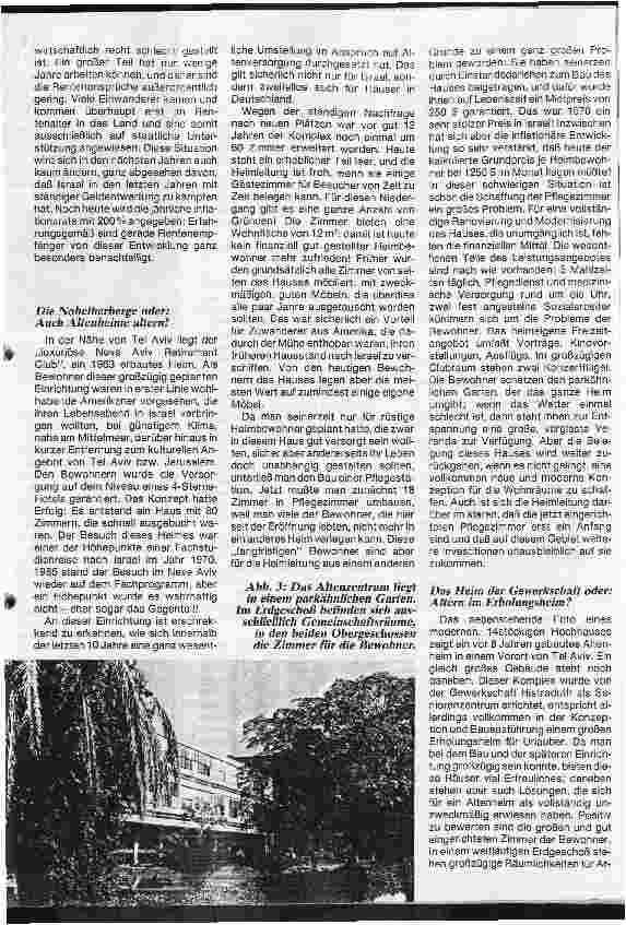 Vorschauseite 3: Altenhilfe in Israel (1)