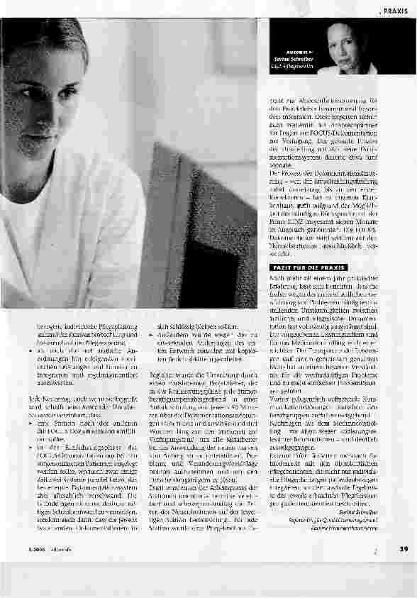 Vorschauseite 2: Erfahrungen mit einer neuen Dokumentation