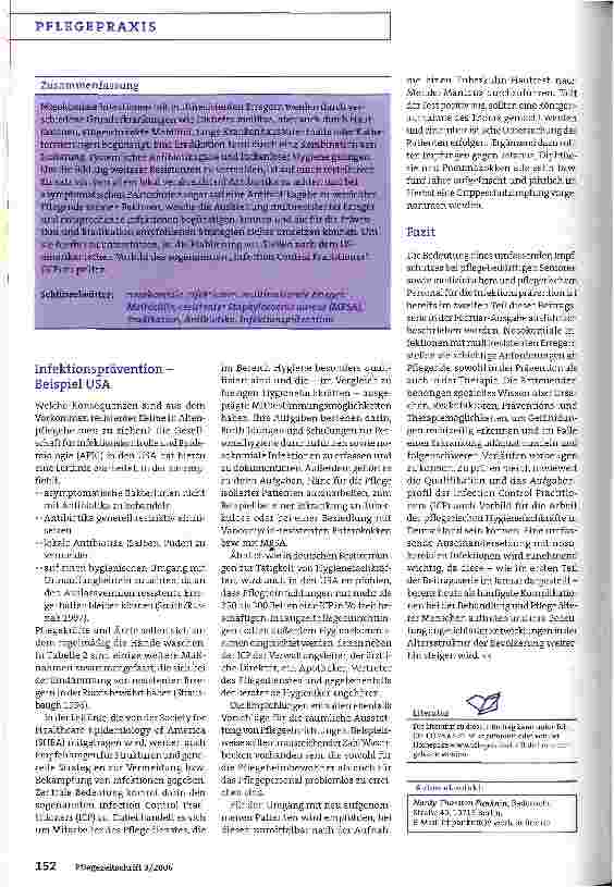 Vorschauseite 4: Multiresistenzen nehmen zu