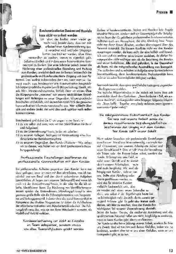Vorschauseite 2: Kundenorientierung in der Ergotherapie