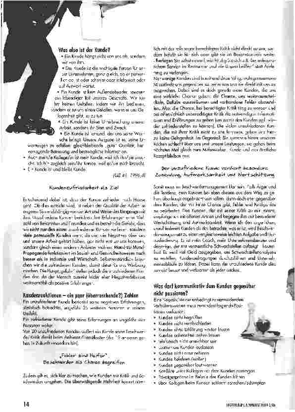 Vorschauseite 3: Kundenorientierung in der Ergotherapie