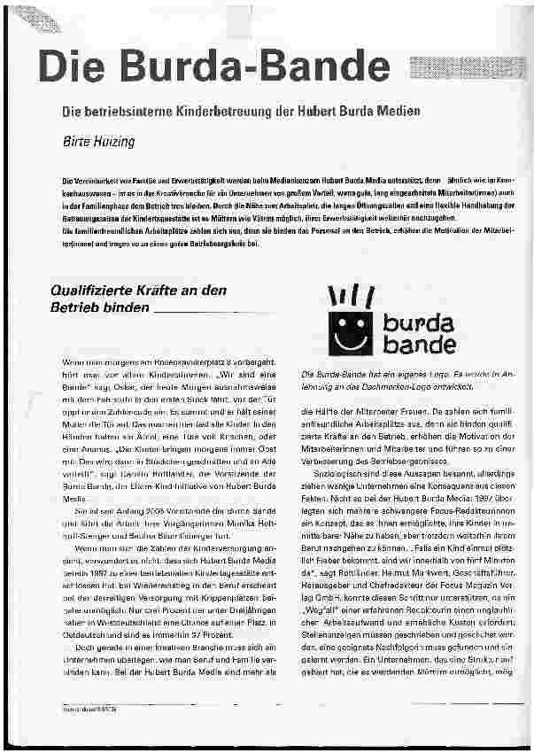 Vorschauseite 1: Die Burda-Bande