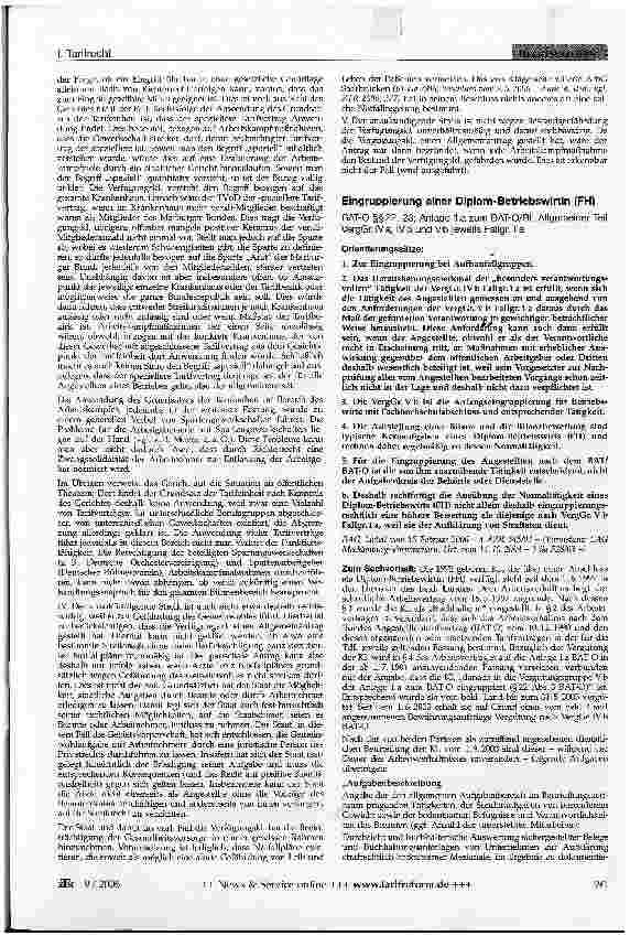 Vorschauseite 2: Eingruppierung einer Diplom-Betriebswirtin (FH)