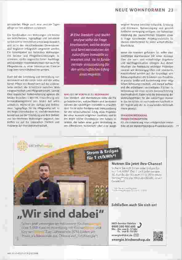 Vorschauseite 4: Bausteine für erfolgreiches Servicewohnen