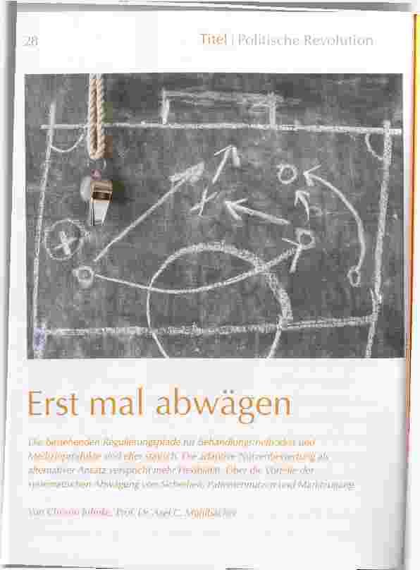 Vorschauseite 1: Erst mal abwägen