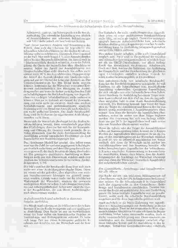 Vorschauseite 2: Die Inklusion in der Sekundarstufe II ist die größte Herausforderung Teil II