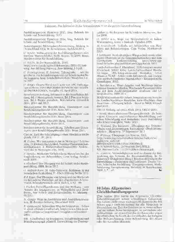 Vorschauseite 6: Die Inklusion in der Sekundarstufe II ist die größte Herausforderung Teil II