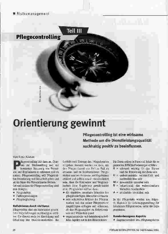 Vorschauseite 1: Orientierung gewinnt