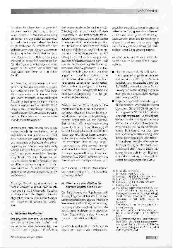 Vorschauseite 2: Individuelle Bedarfsdeckung trotz Budgetierung des Existenzminimums?