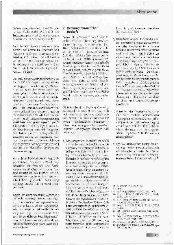 Vorschauseite 4: Individuelle Bedarfsdeckung trotz Budgetierung des Existenzminimums?