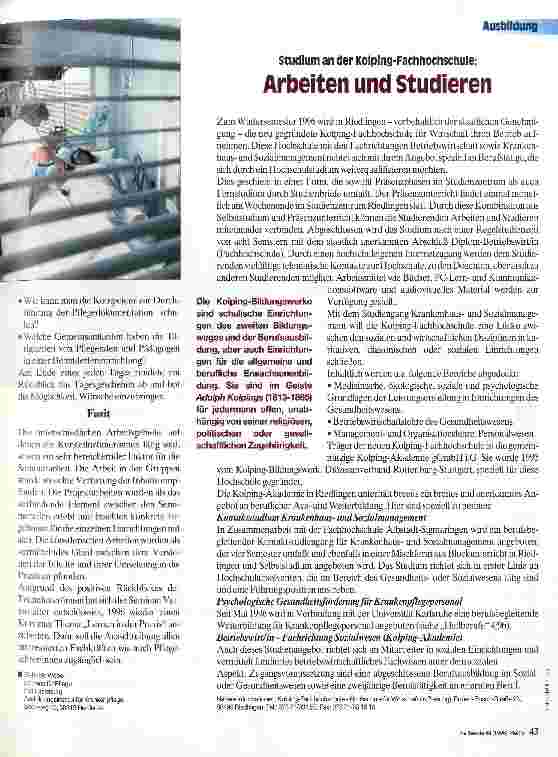 Vorschauseite 2: Lernen in der Praxis Neues Seminarangebot